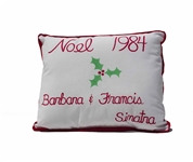 Frank Sinatra Christmas Pillow